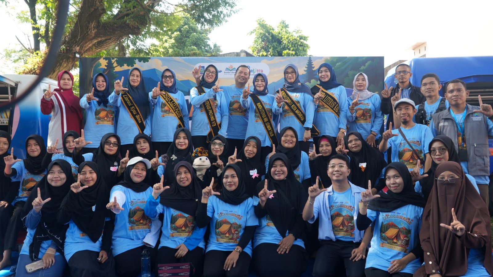 Gerakan Literasi Tradisional (Gelitra) Bersama Bunda Literasi Provinsi NTB