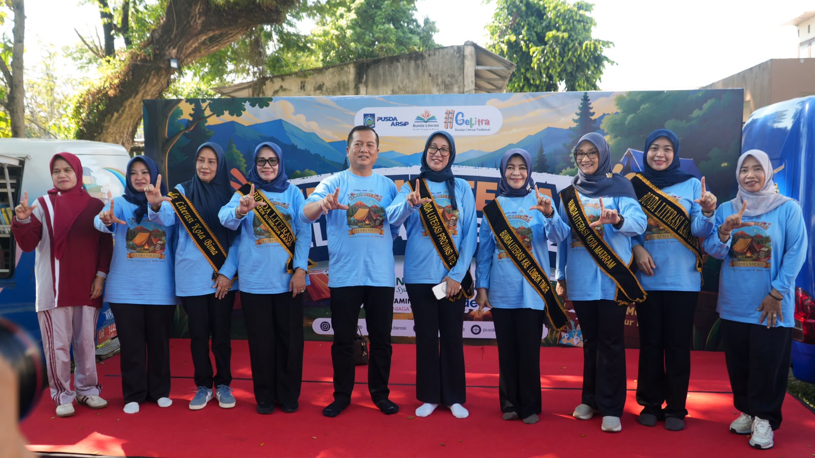 Gerakan Literasi Tradisional (Gelitra) Bersama Bunda Literasi Provinsi NTB, Mataram 5 Juli 2026