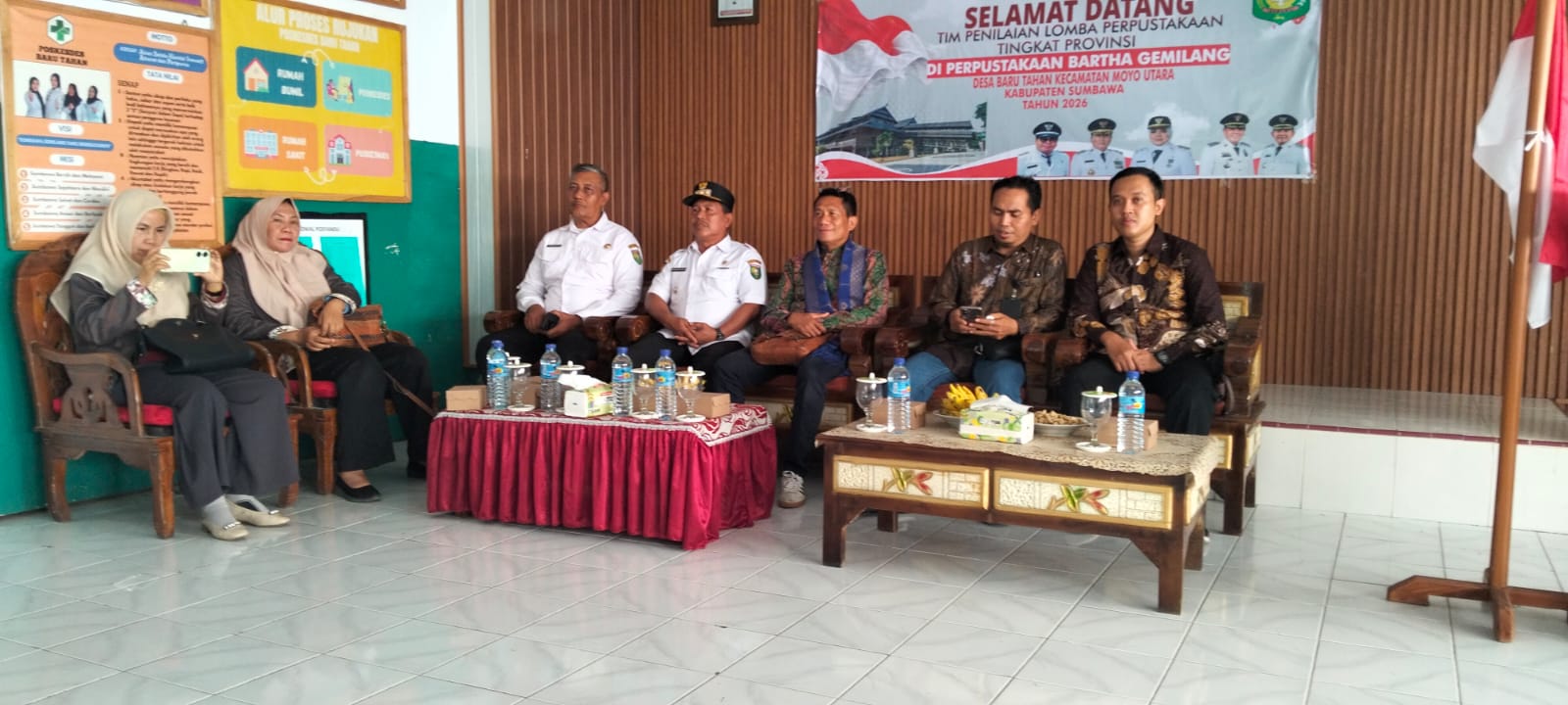 Pendampingan Tim Juri dari Dinas Perpustakaan dan Kearsipann Provinsi NTB pada Pelaksanaan Visitasi Lomba Perpustakaan Desa/Kelurahan Terbaik Tingkat Provinsi NTB Tahun 2026