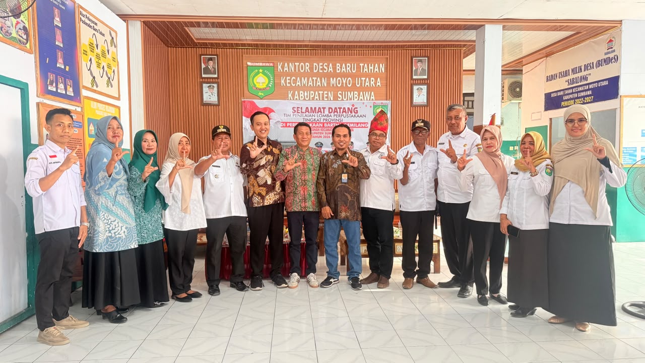 Pendampingan Tim Juri dari Dinas Perpustakaan dan Kearsipann Provinsi NTB pada Pelaksanaan Visitasi Lomba Perpustakaan Desa/Kelurahan Terbaik Tingkat Provinsi NTB Tahun 2026