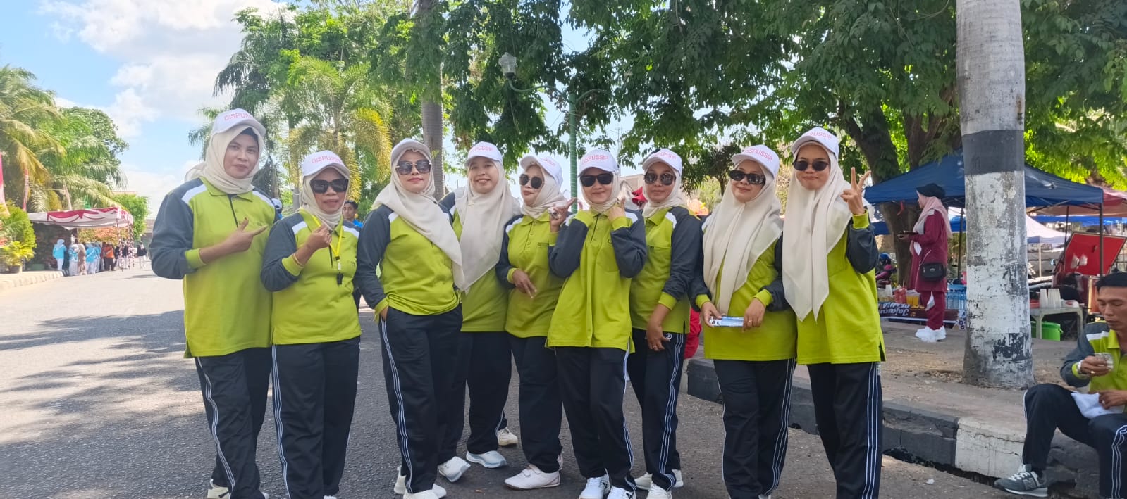 Mengikuti Lomba Gerak Jalan Dalam Rangka Memeriahkan HUT RI ke 81 Tahun 2026