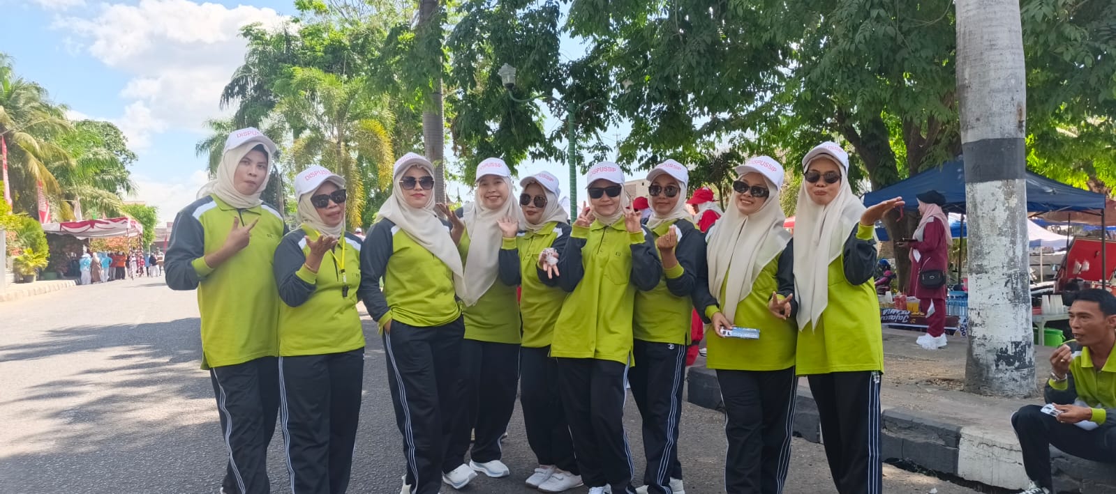 Mengikuti Lomba Gerak Jalan Dalam Rangka Memeriahkan HUT RI ke 81 Tahun 2026
