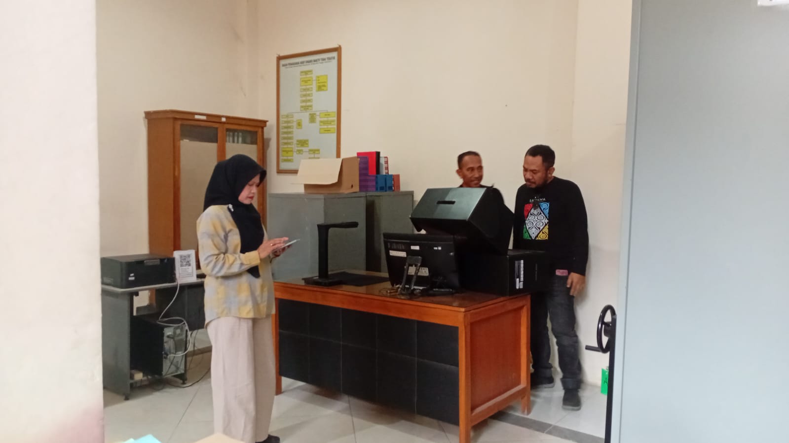 Proses Scan Naskah